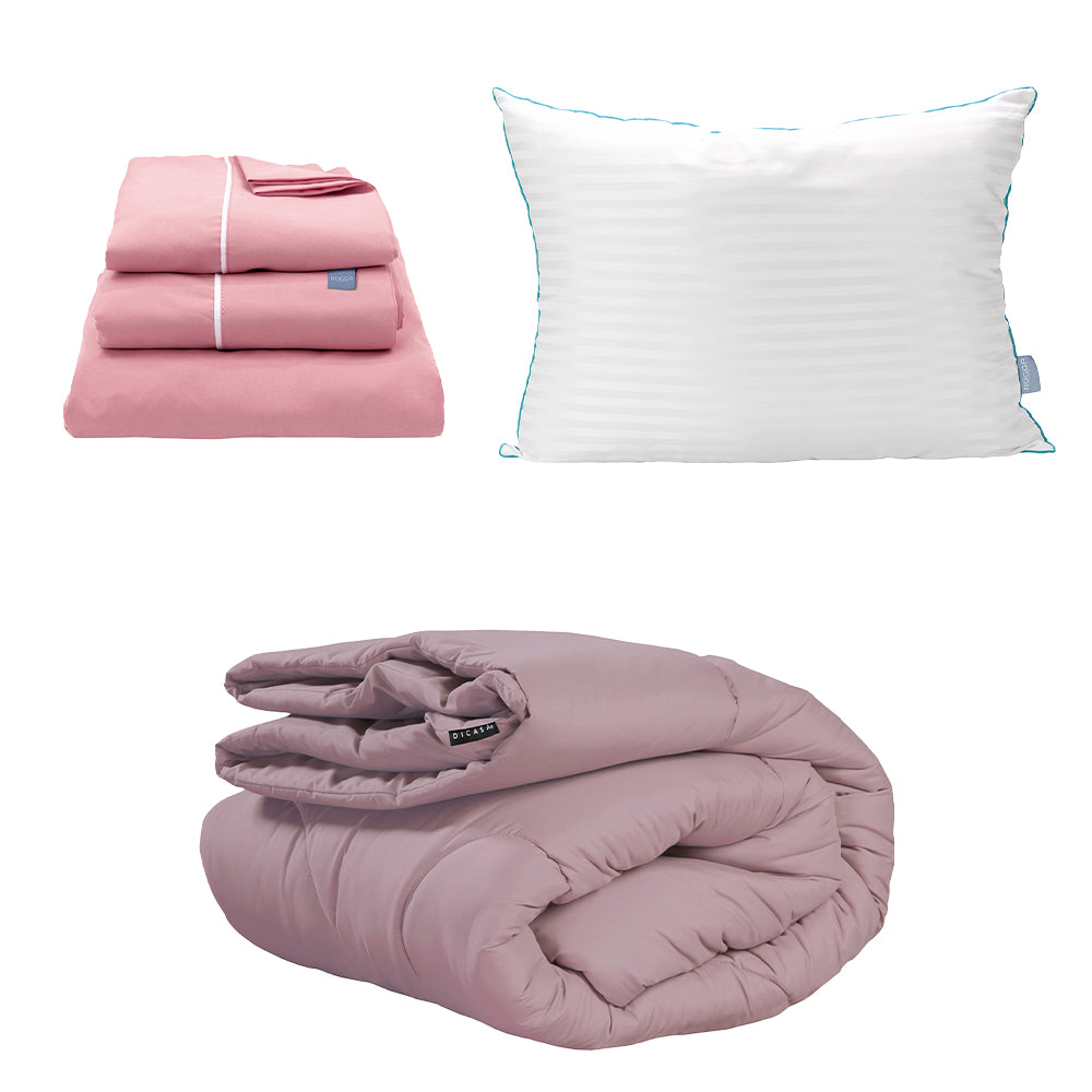 Edredon Homy Lila con Ropa de Cama