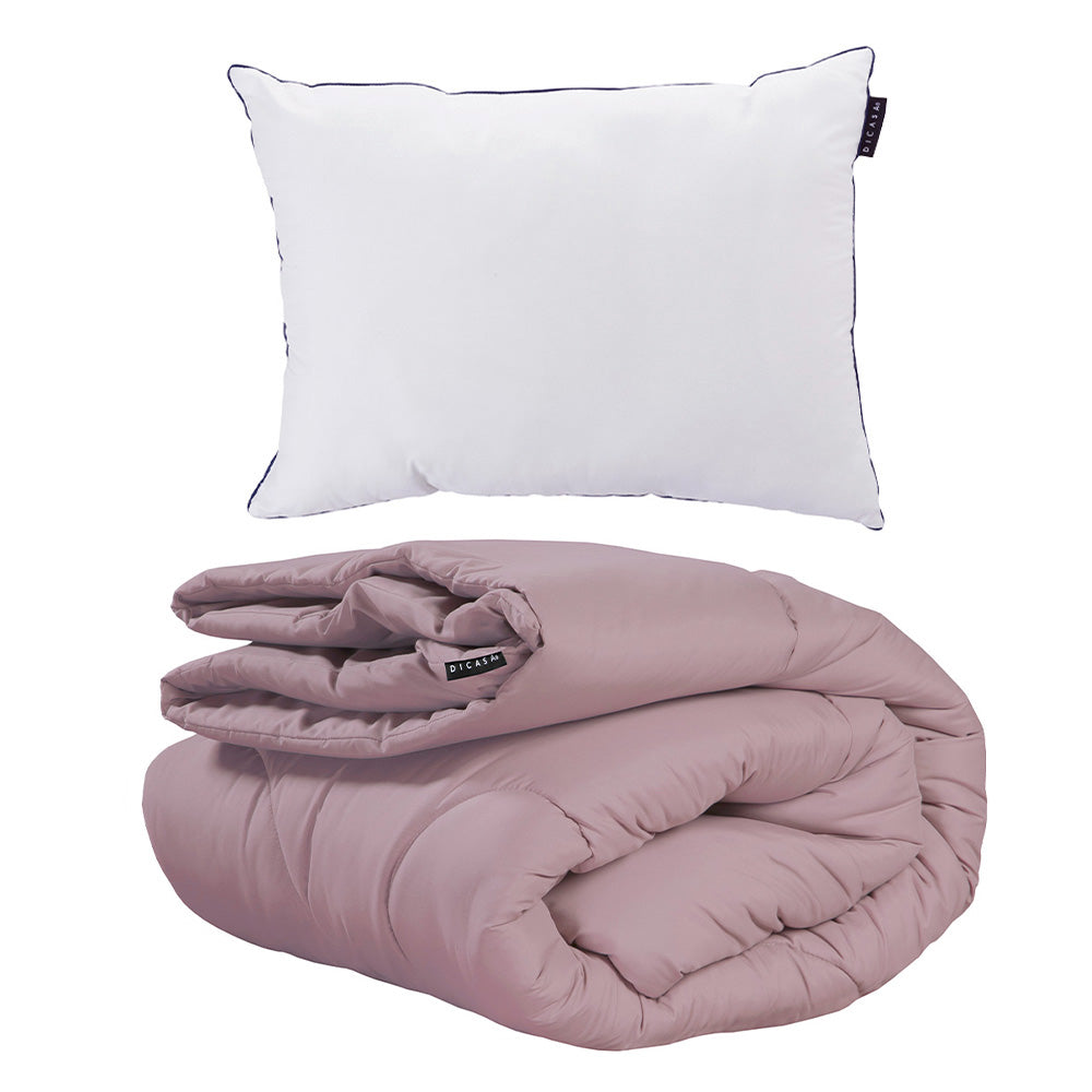 Edredon Homy Lila con Ropa de Cama