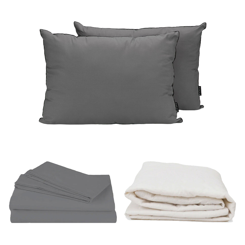 Protector Ultra con Sábanas y Almohada