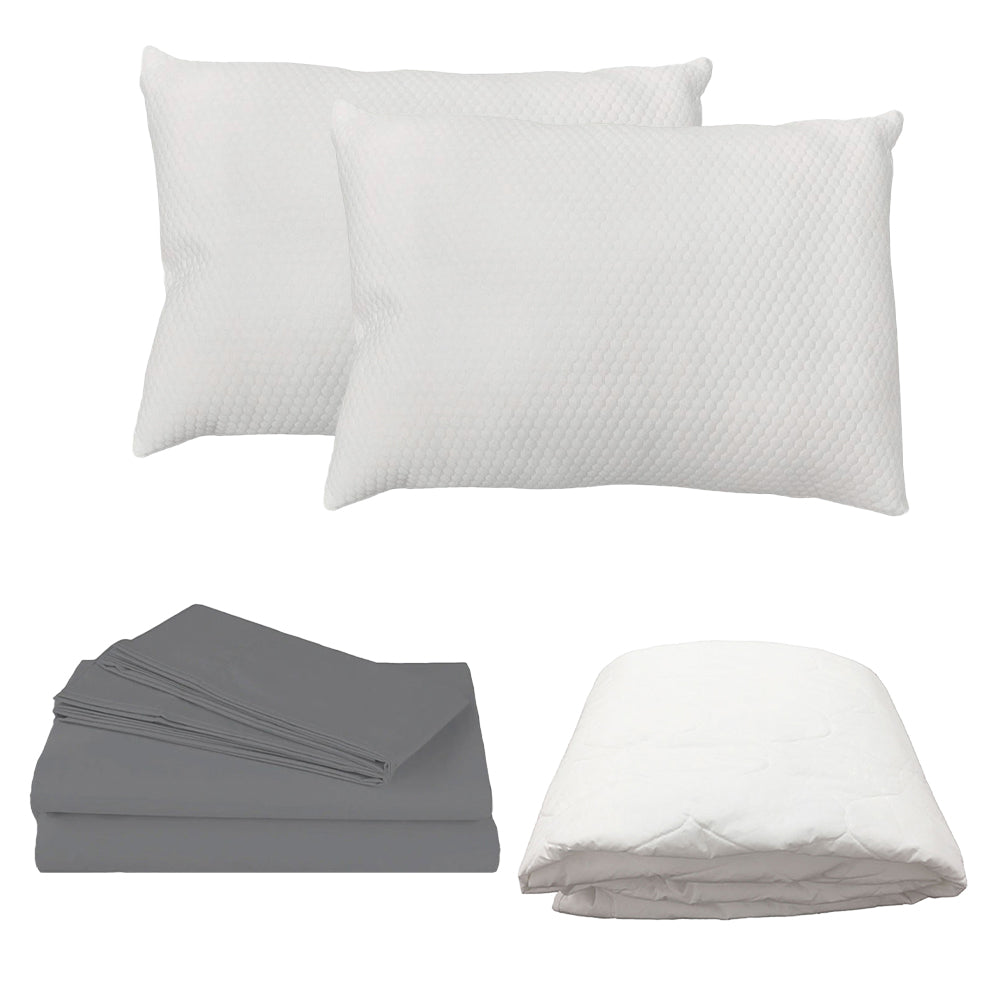 Protector Ultra con Sábanas y Almohada
