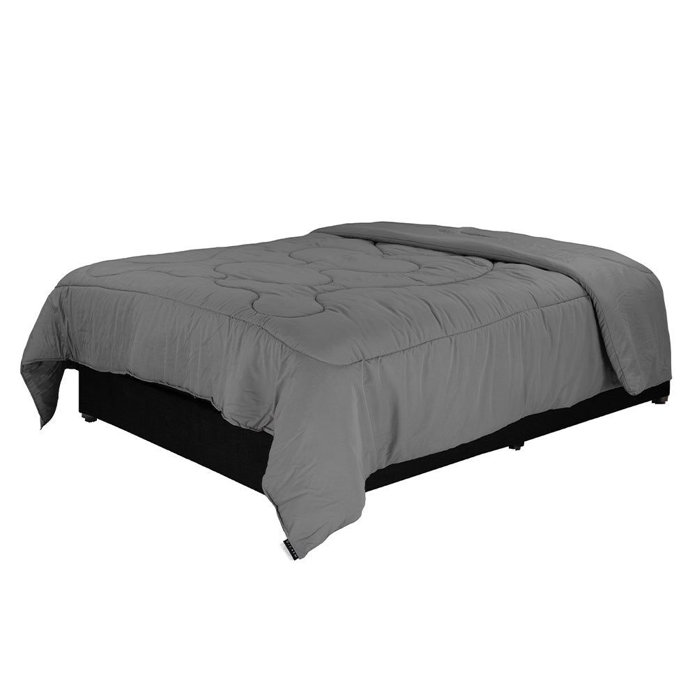 Edredón Homy Gris con Ropa de Cama