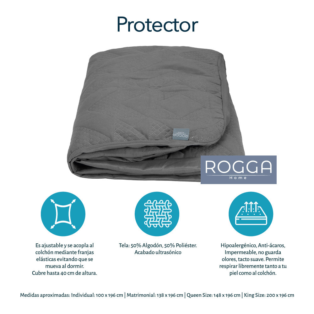 Colchón Aries con Box con Ropa de Cama