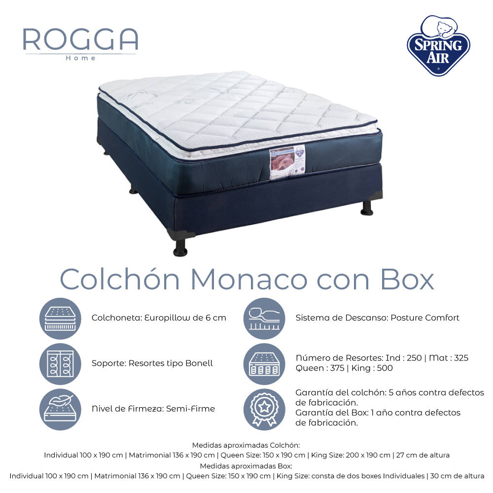 Colchón Spring Air con Box