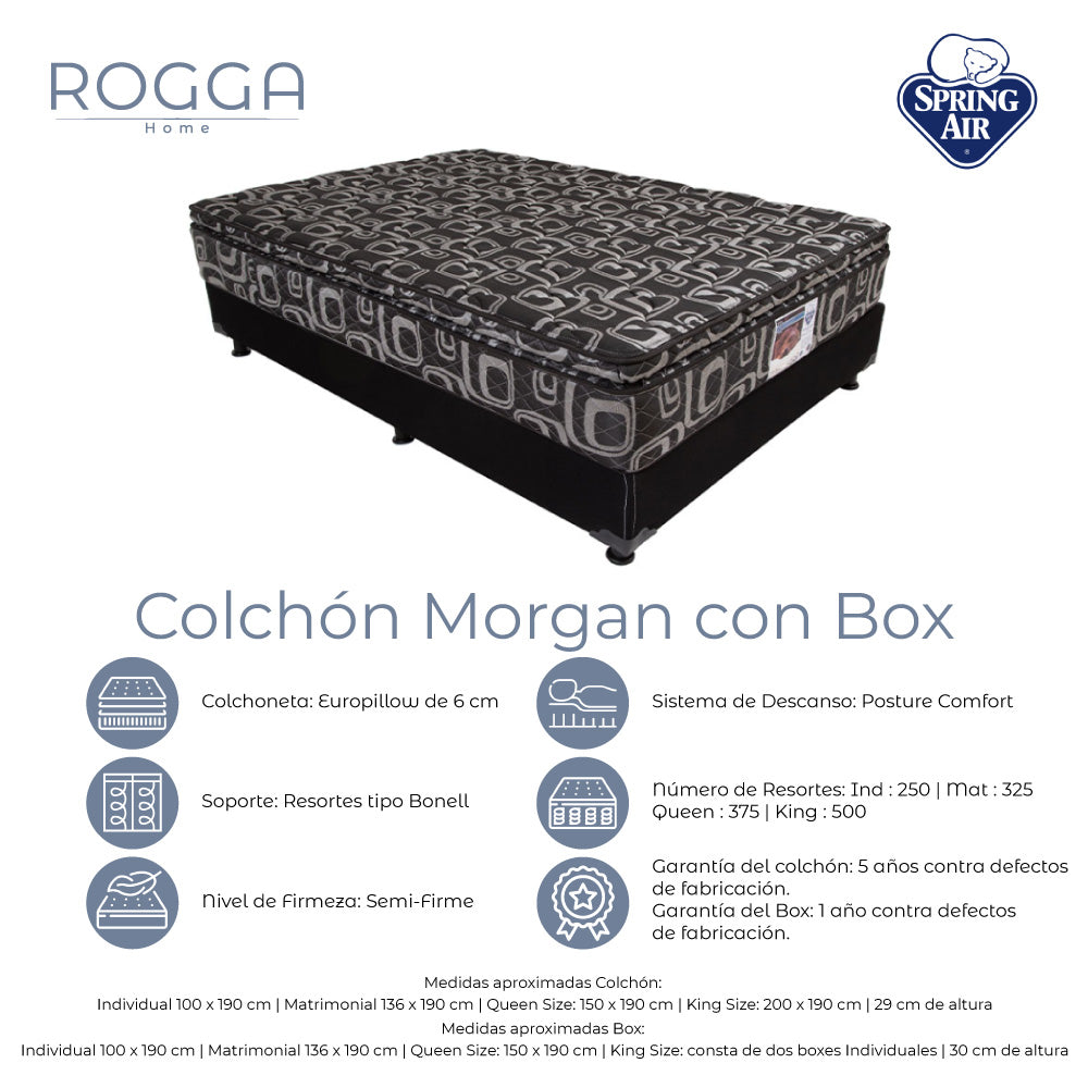 Colchón Spring Air con Box