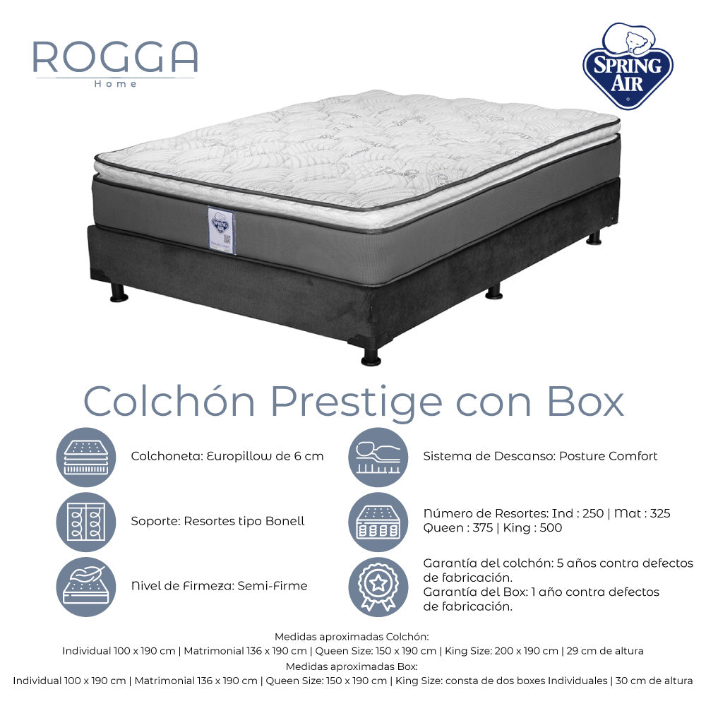 Colchón Spring Air con Box