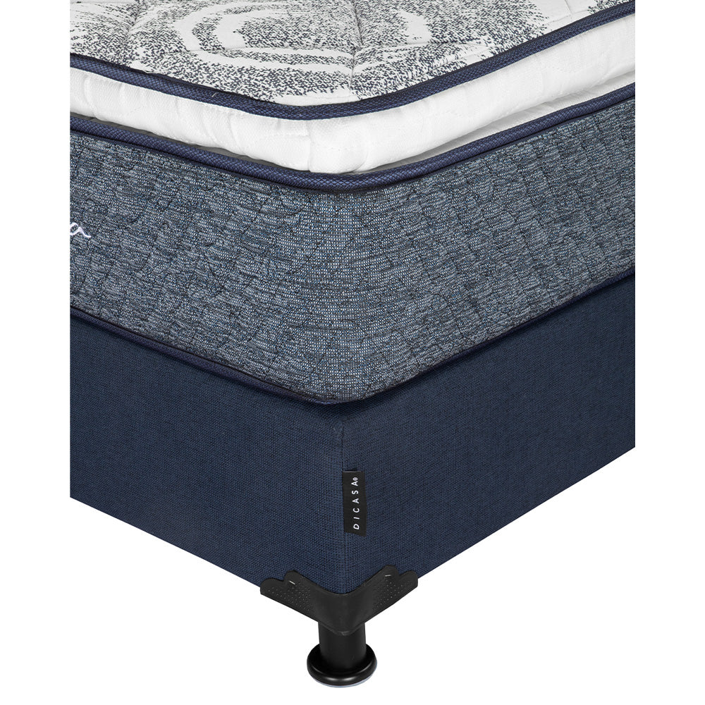 Colchón Restonic Ghana con Box con Ropa de Cama
