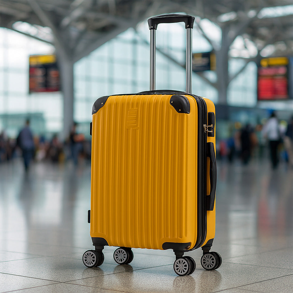 Maleta de Mano Rígida Expandible 10Kg | Con Ruedas 360° – Ideal para Viaje y Cabina