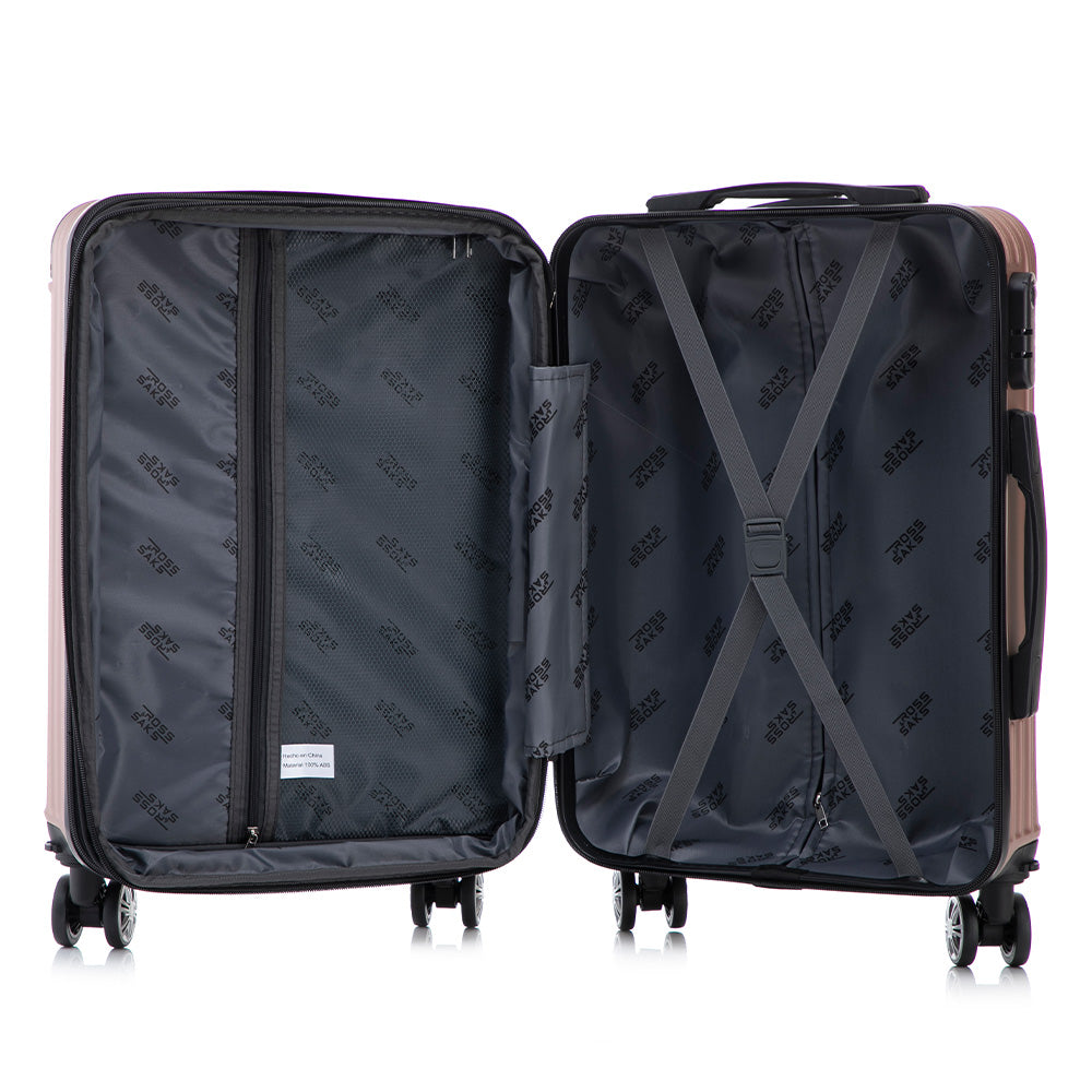 Maleta de Mano Rígida Expandible 10Kg | Con Ruedas 360° – Ideal para Viaje y Cabina