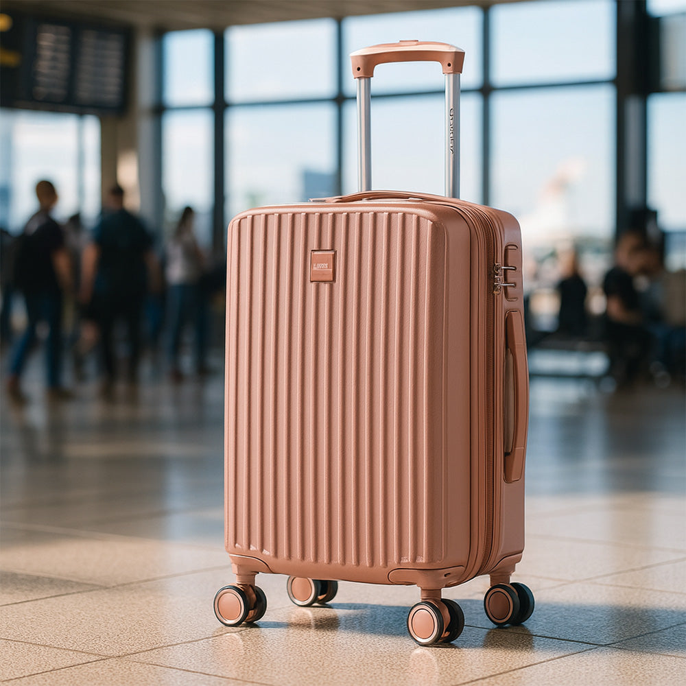 Maleta de Mano Rígida Expandible 10Kg | Con Ruedas 360° y Forro Impermeable – Ideal para Viaje y Cabina