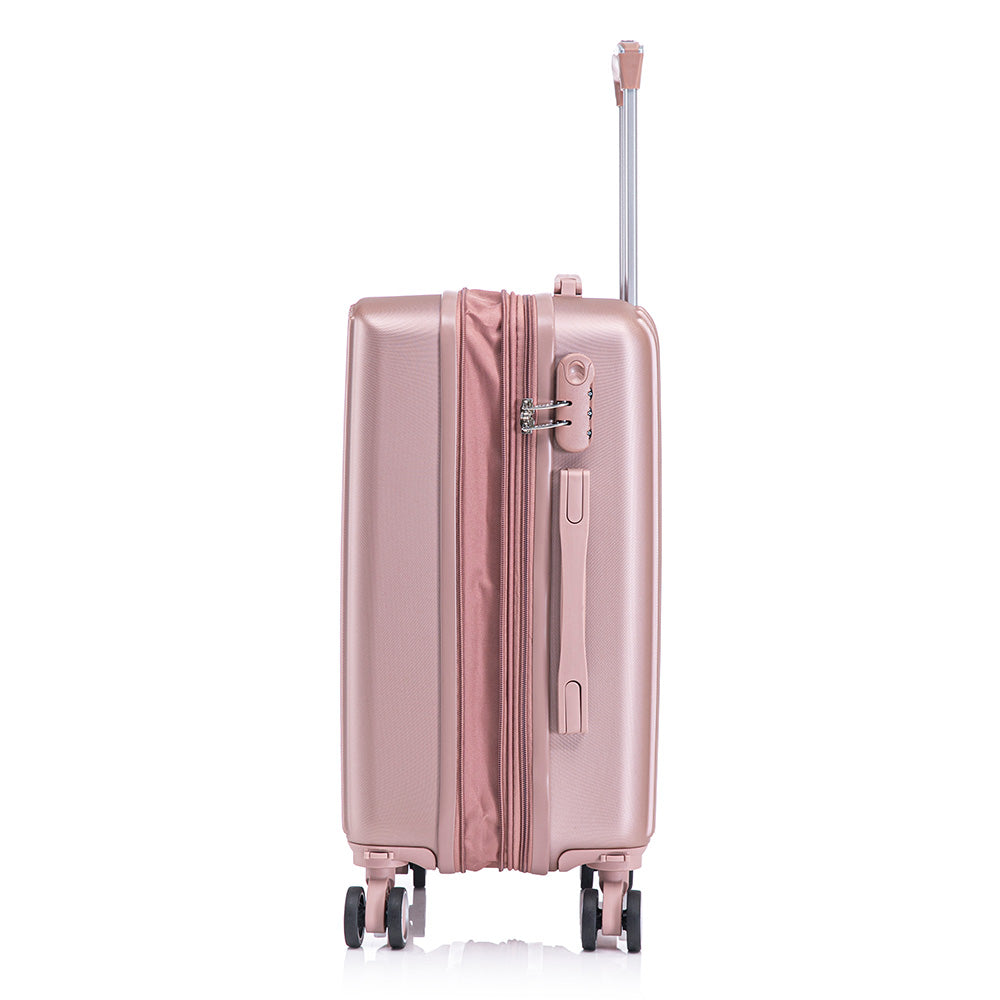 Maleta de Mano Rígida Expandible 10Kg | Con Ruedas 360° y Forro Impermeable – Ideal para Viaje y Cabina