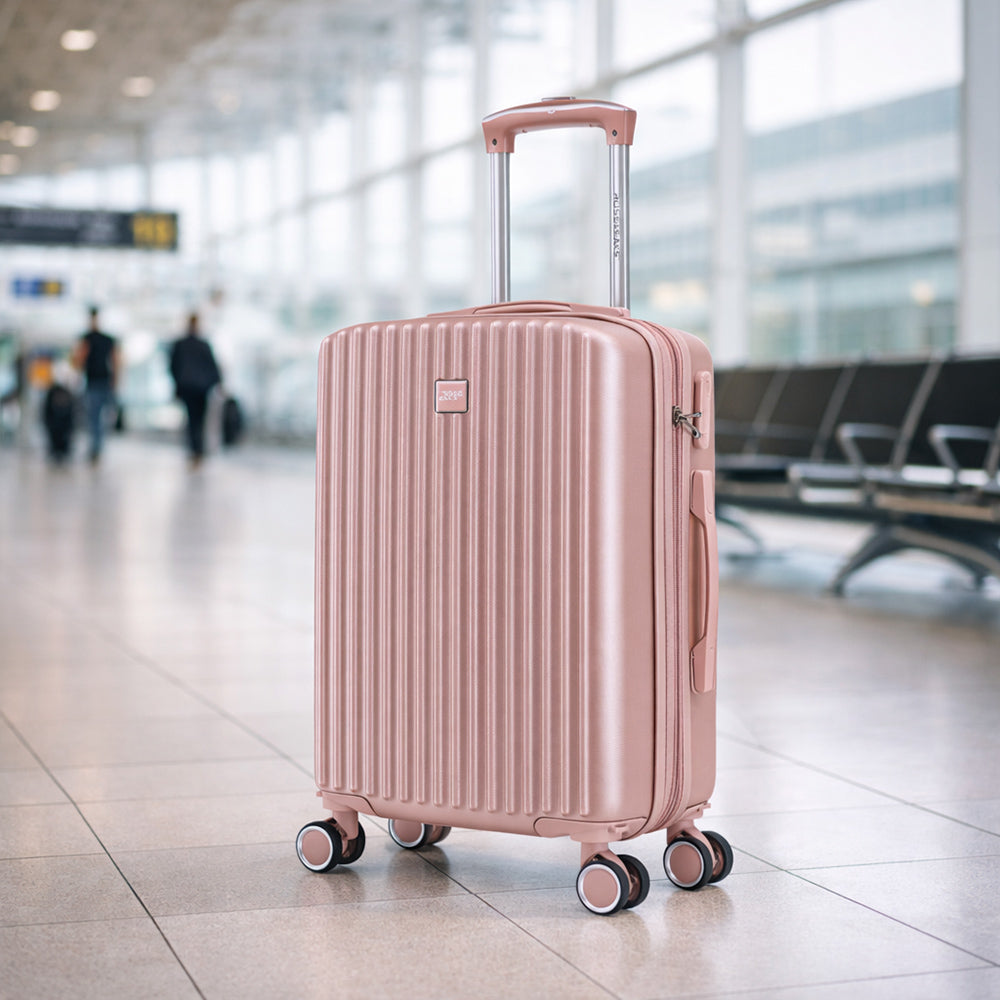 Maleta de Mano Rígida Expandible 10Kg | Con Ruedas 360° y Forro Impermeable – Ideal para Viaje y Cabina