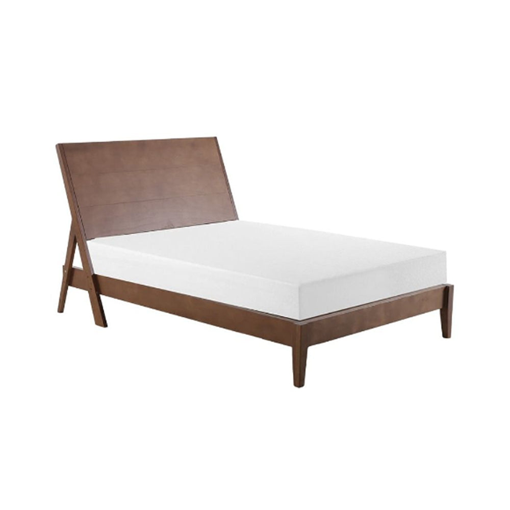 Cabecera Nogal con Base Cama con 2 burós. Regalo: Almohadas, Frazada y Libro