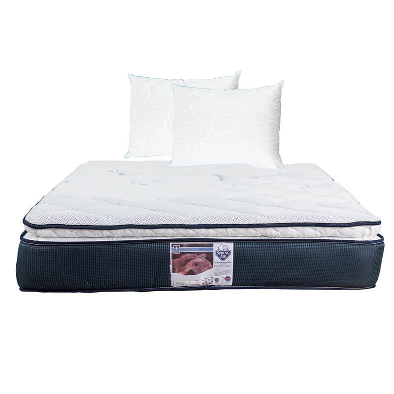 Colchón Spring Air Monaco con Ropa de Cama