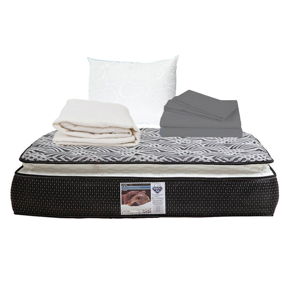 Colchón Spring Air Omega con Ropa de Cama