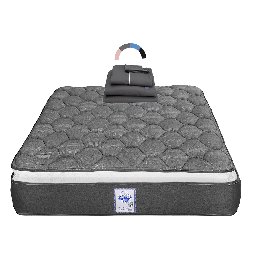 Colchón Spring Air Aries con Ropa de Cama