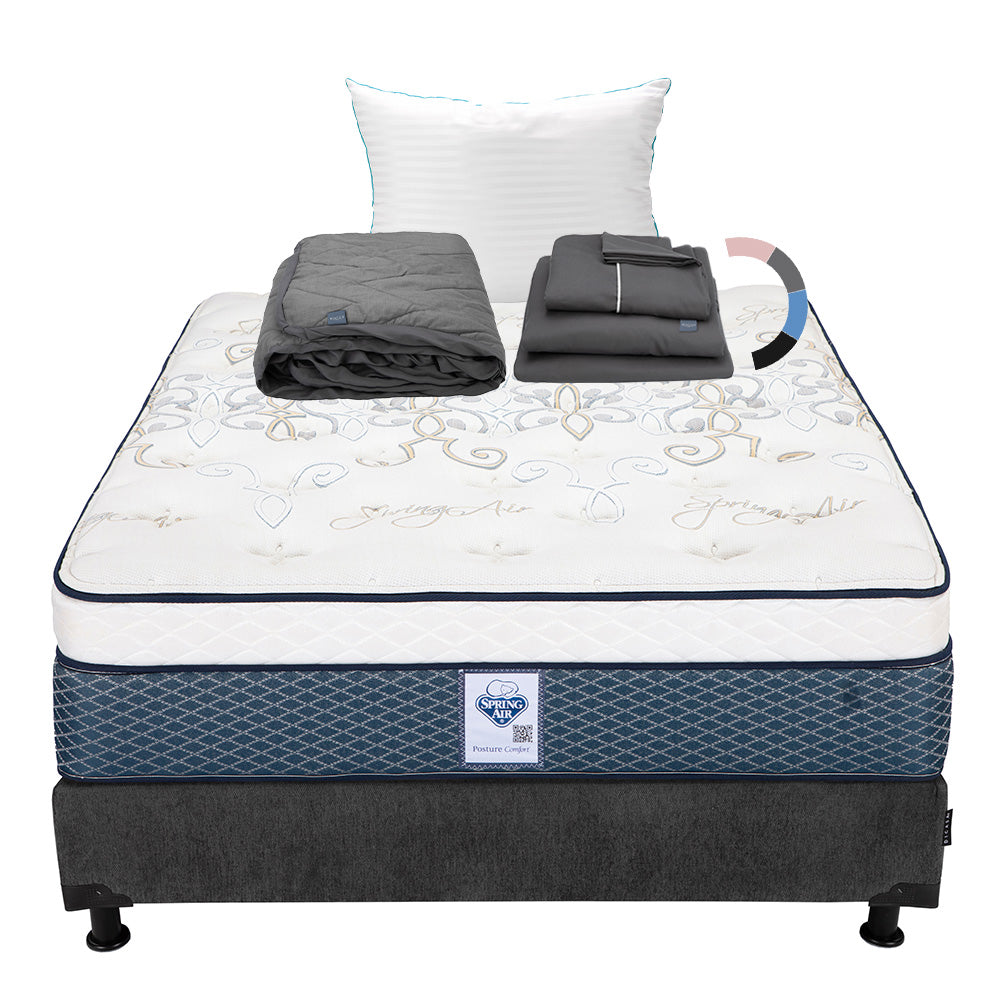 Colchón Spring Air Cantabria con Box con Ropa de Cama