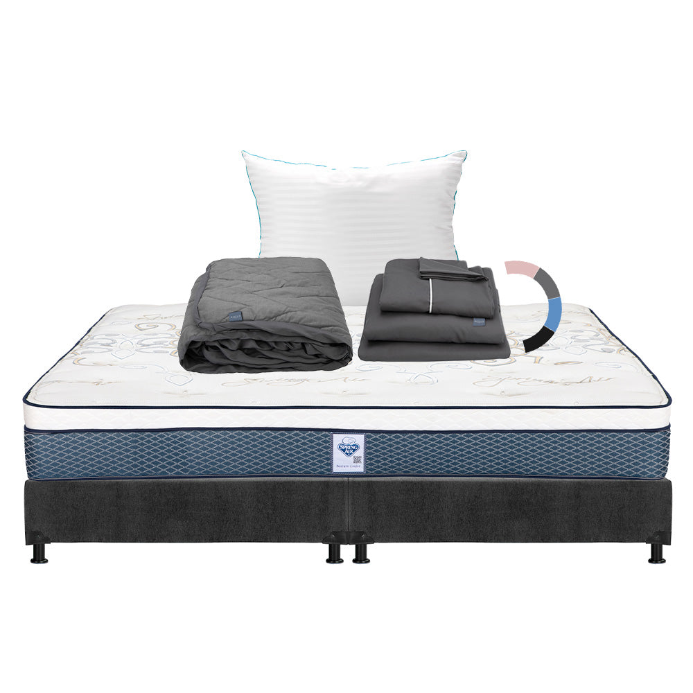 Colchón Spring Air Cantabria con Box con Ropa de Cama
