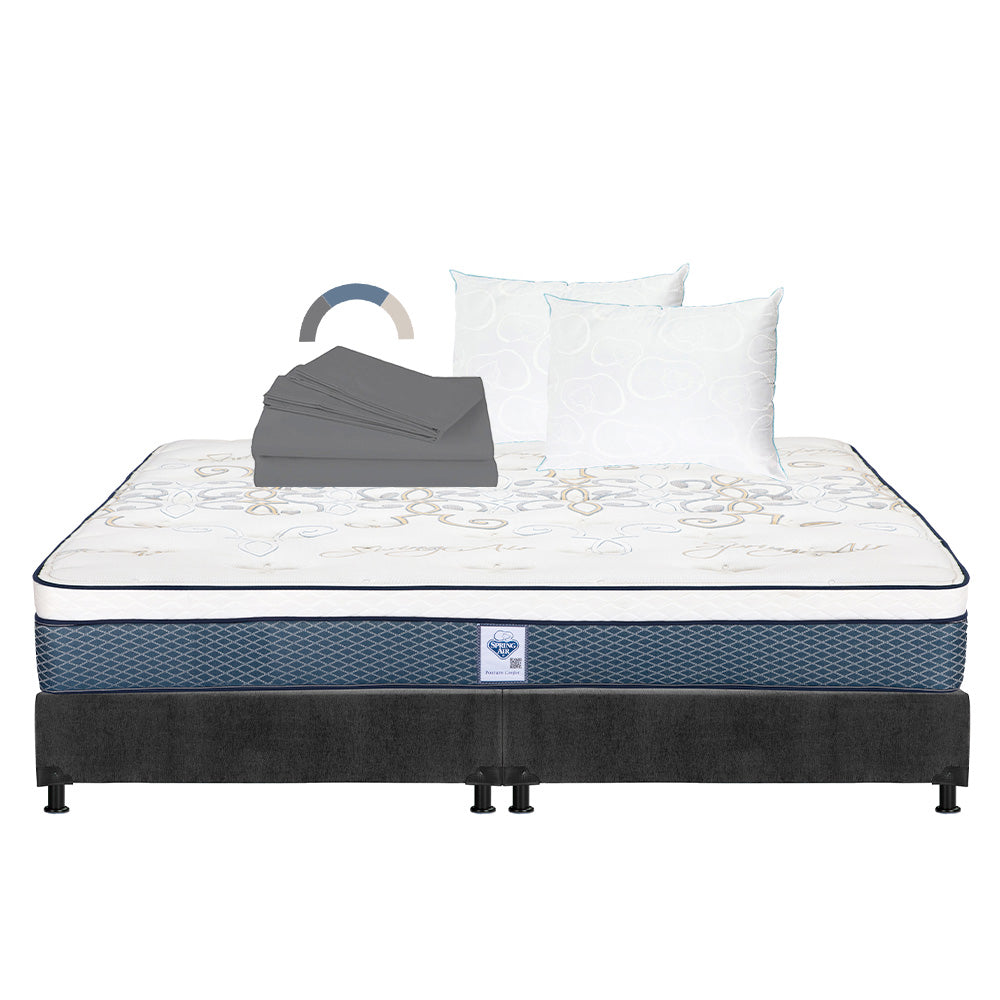 Colchón Spring Air Cantabria con Box con Ropa de Cama