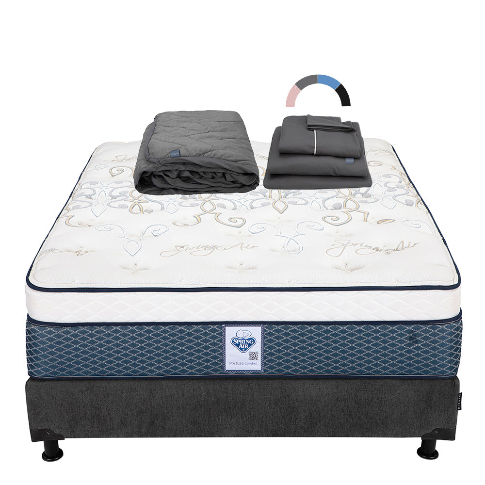 Colchón Spring Air Cantabria con Box con Ropa de Cama