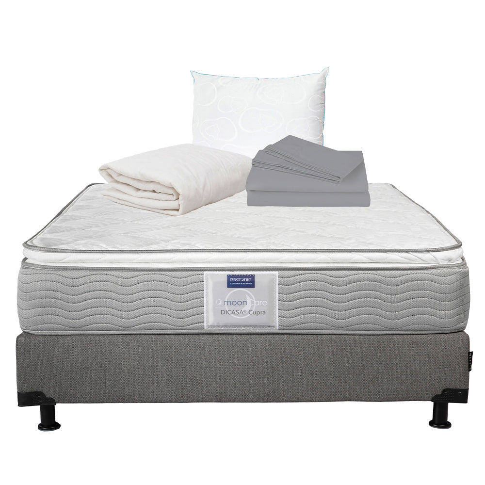 Colchón Restonic Cupra con Box con Ropa de Cama
