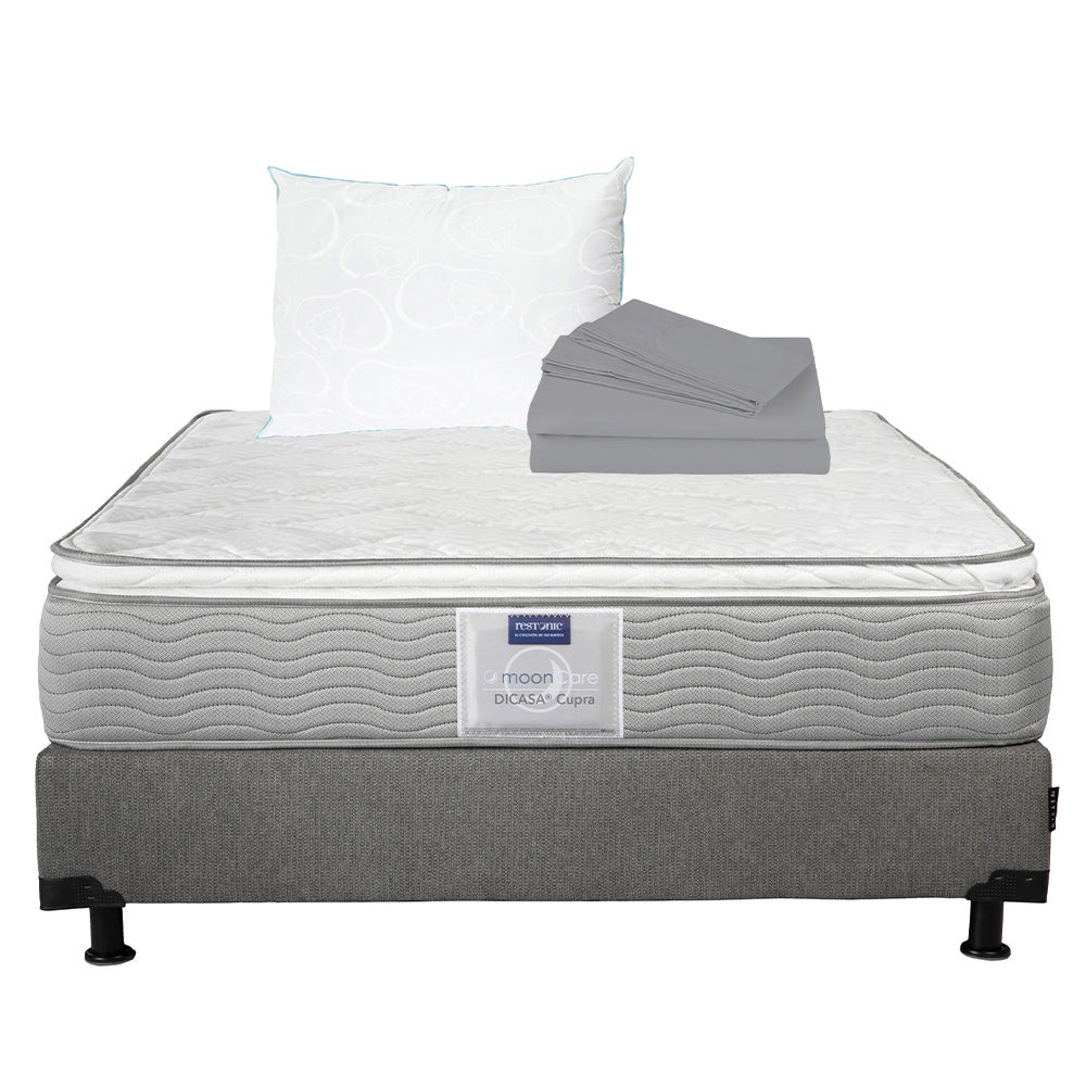 Colchón Restonic Cupra con Box con Ropa de Cama