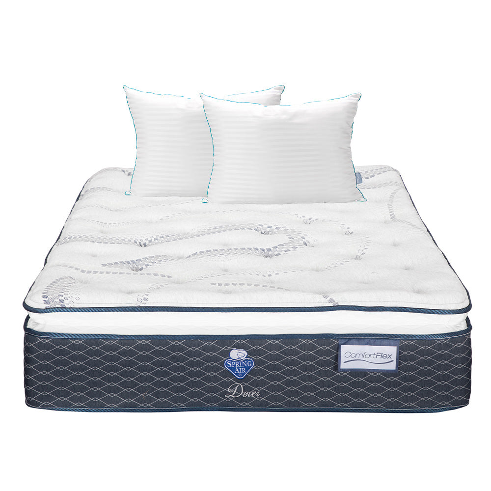 Colchón Spring Air Dover con Ropa de Cama