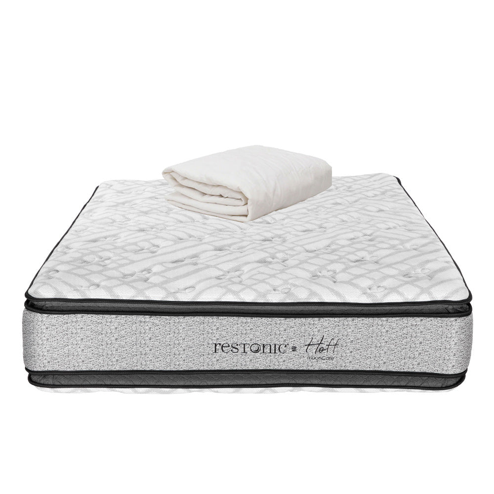 Colchón Restonic Hoff con Ropa de Cama