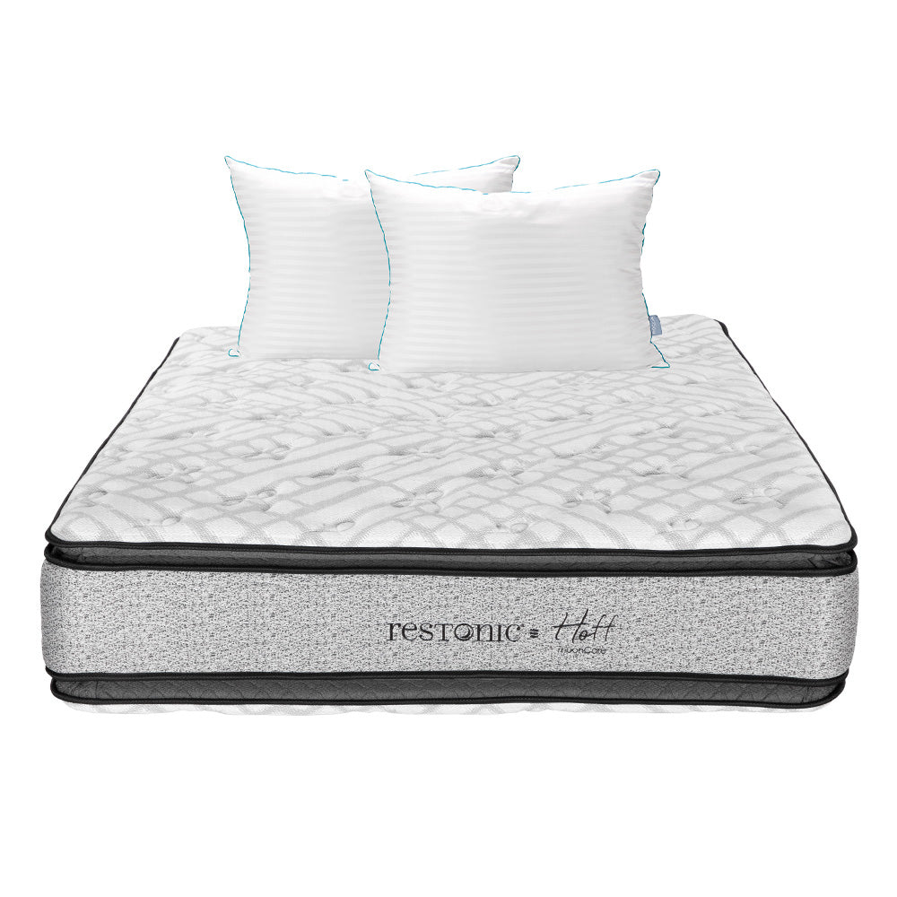 Colchón Restonic Hoff con Ropa de Cama