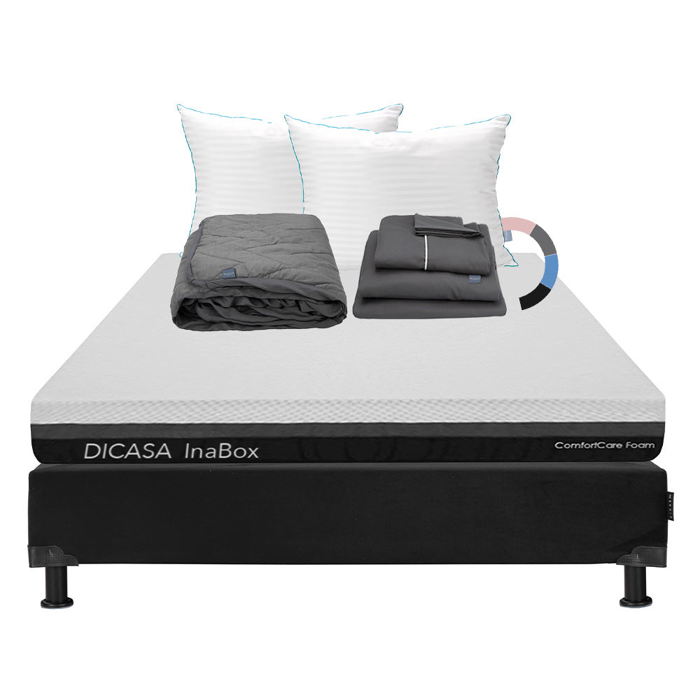 Colchón Restonic InaBox con Box con Ropa de Cama