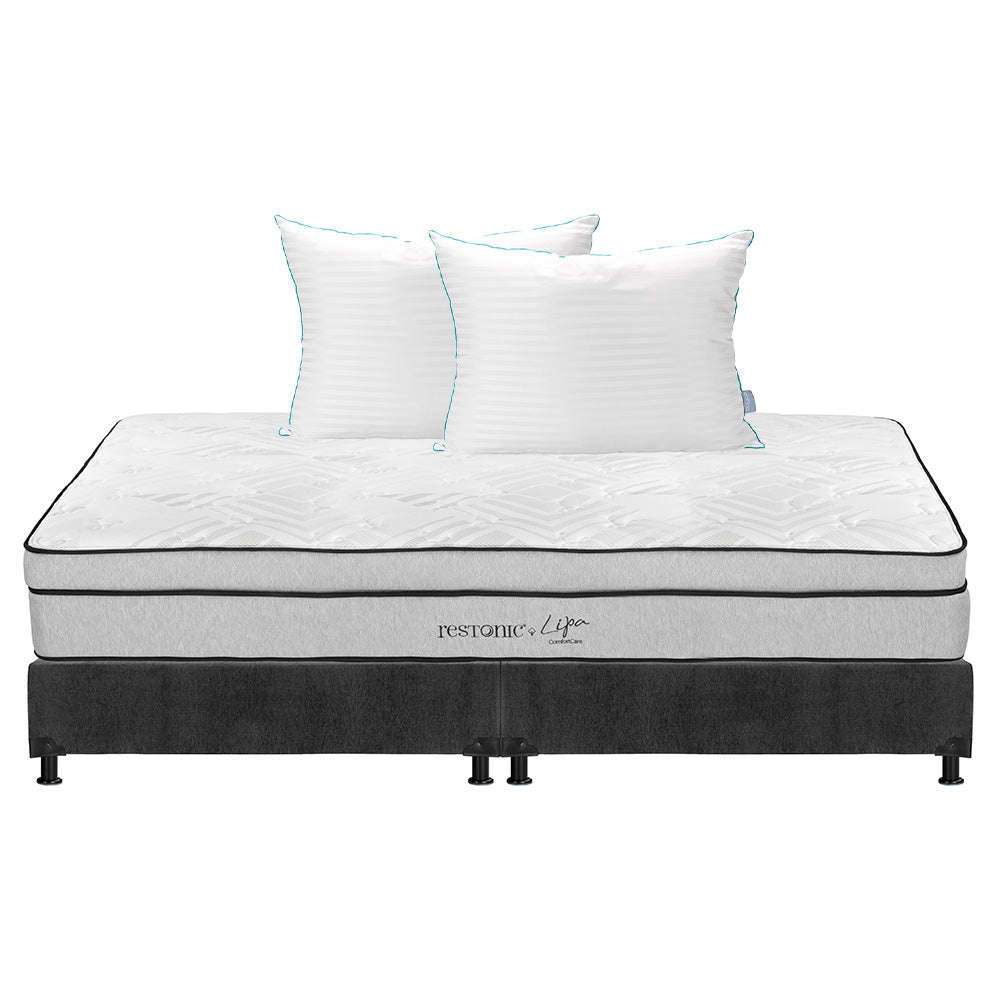 Colchón Restonic Lipa con Box con Ropa de Cama