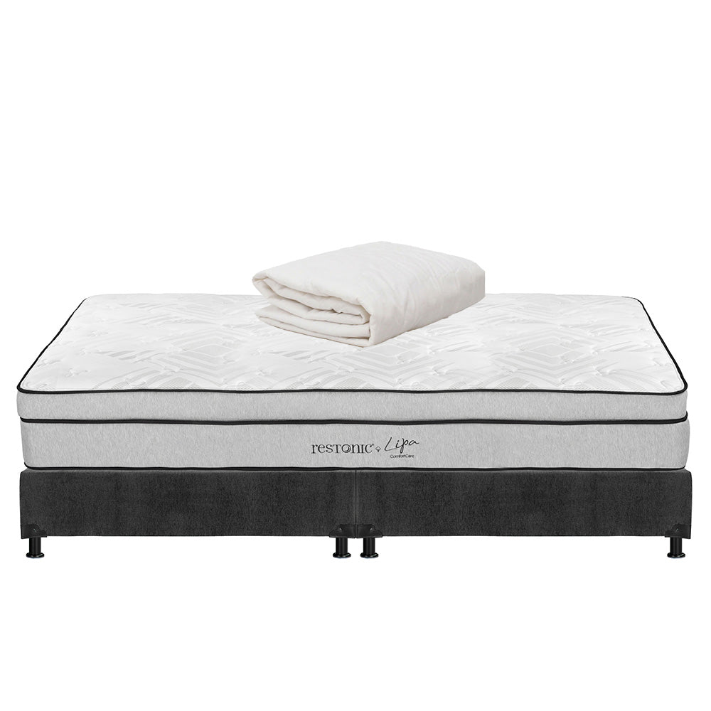 Colchón Restonic Lipa con Box con Ropa de Cama