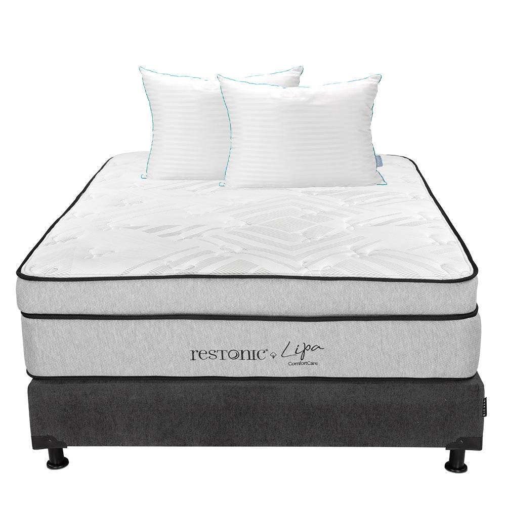 Colchón Restonic Lipa con Box con Ropa de Cama