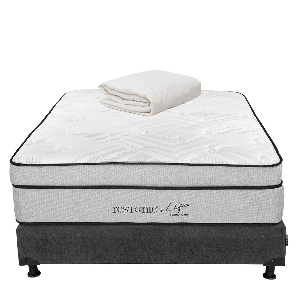 Colchón Restonic Lipa con Box con Ropa de Cama