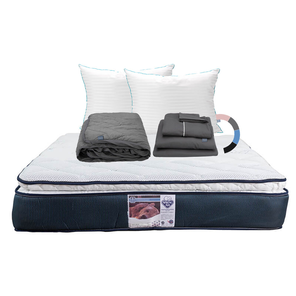 Colchón Spring Air Monaco con Ropa de Cama