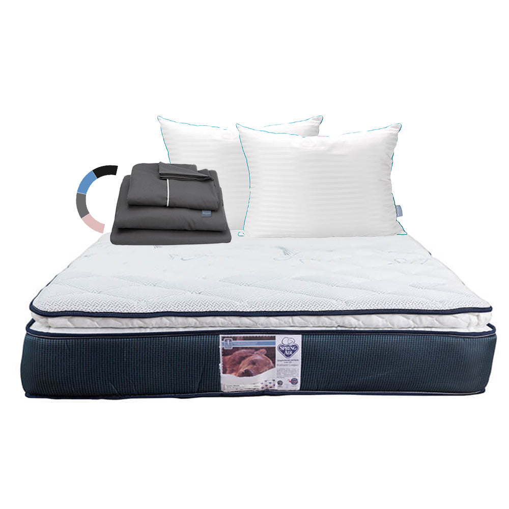 Colchón Spring Air Monaco con Ropa de Cama