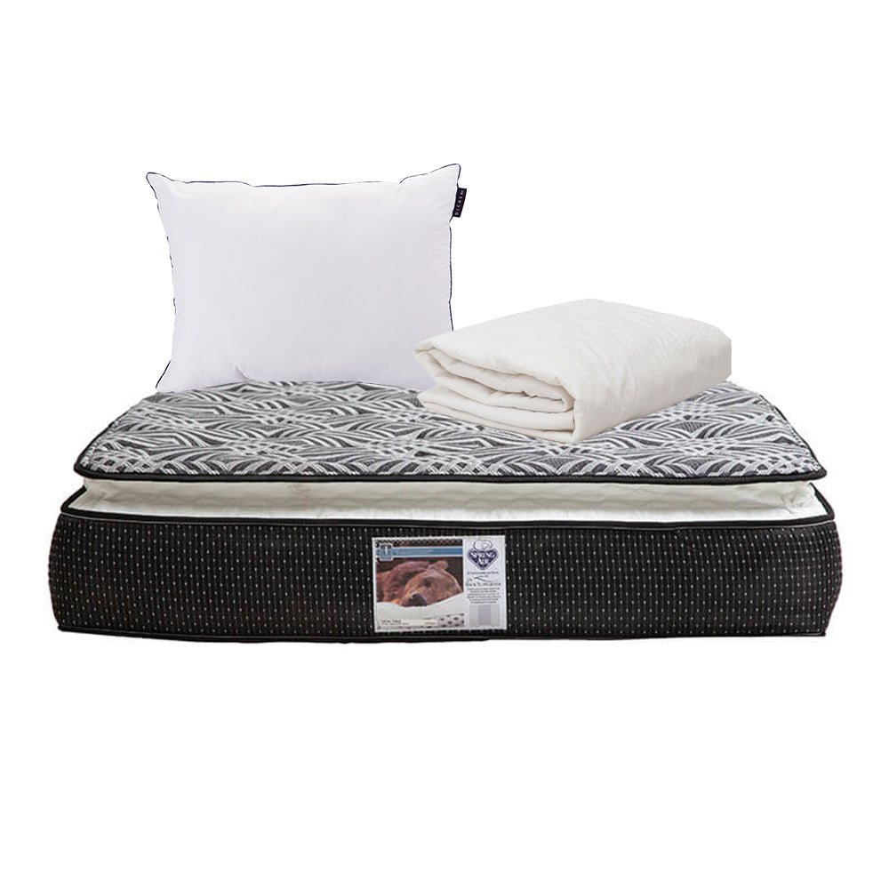 Colchón Spring Air Omega con Ropa de Cama