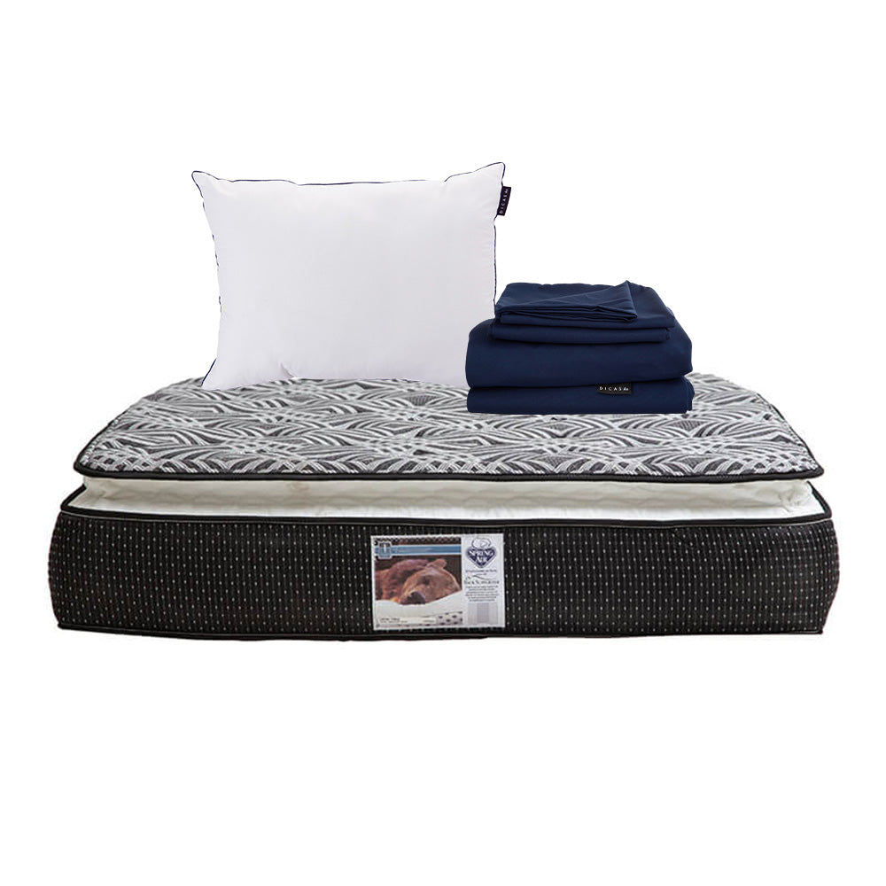 Colchón Spring Air Omega con Ropa de Cama