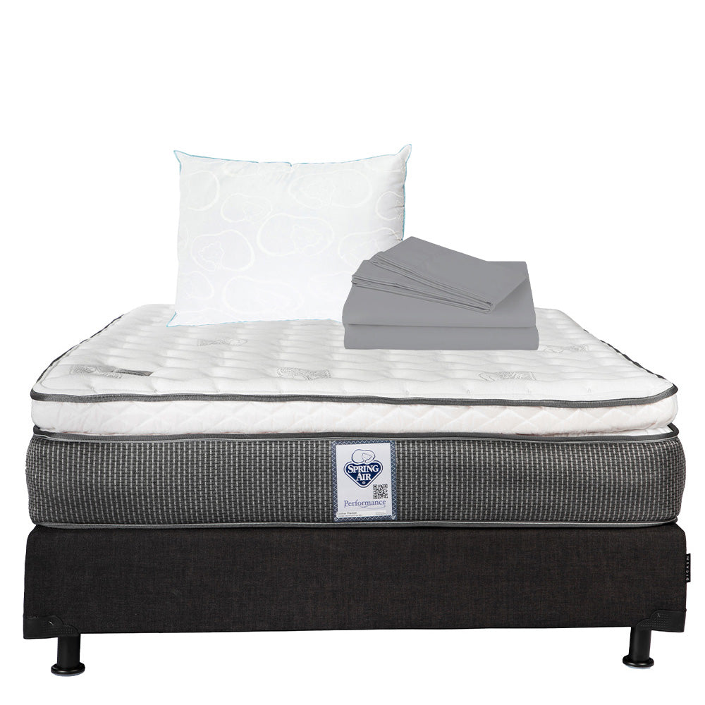 Colchón Spring Air Phantom con Box con Ropa de Cama