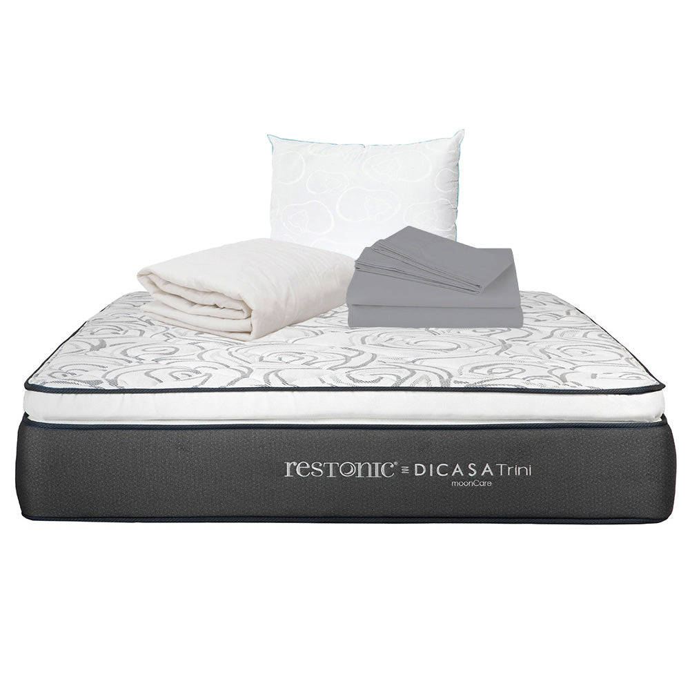Colchón Restonic Trini con Ropa de Cama