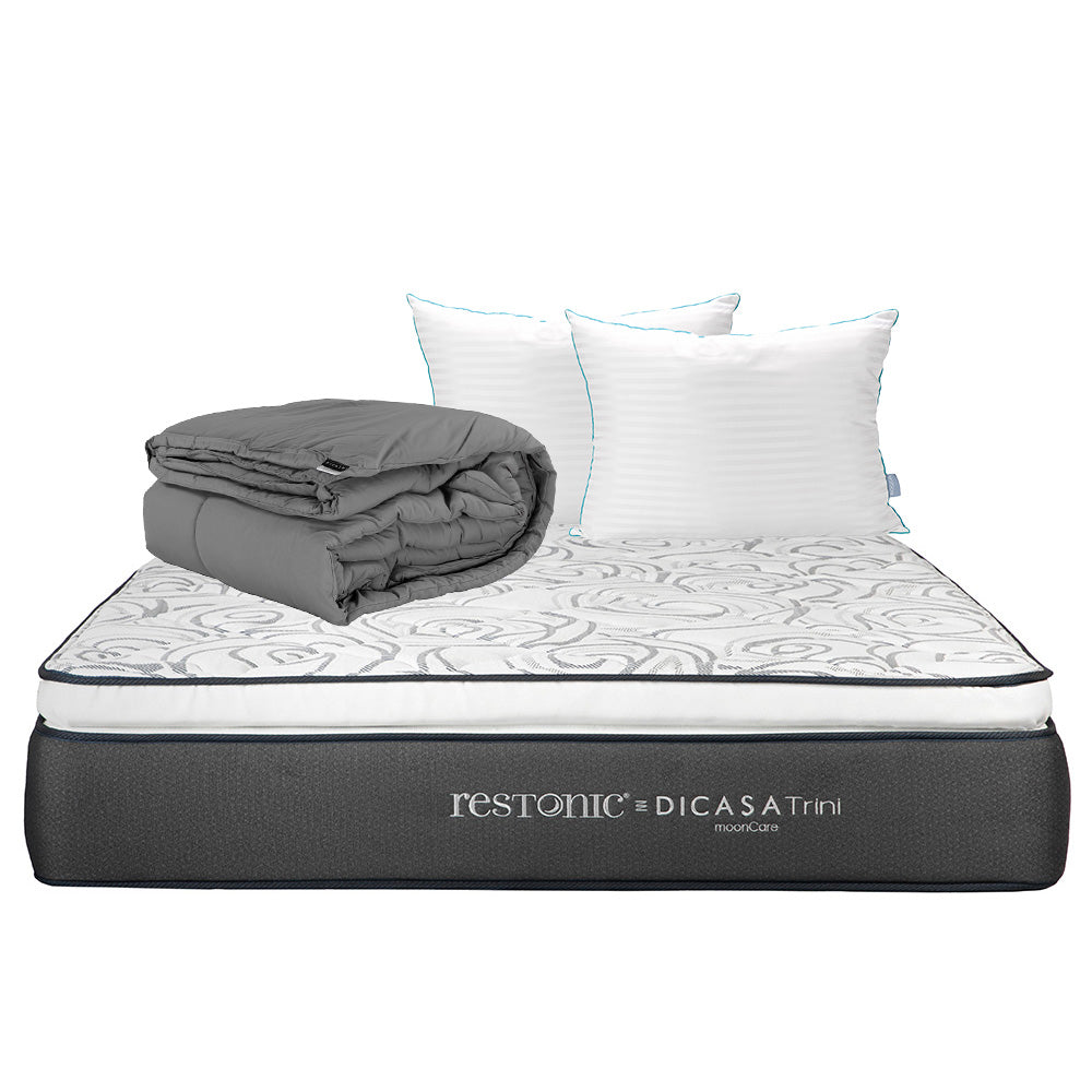 Colchón Restonic Trini con Ropa de Cama