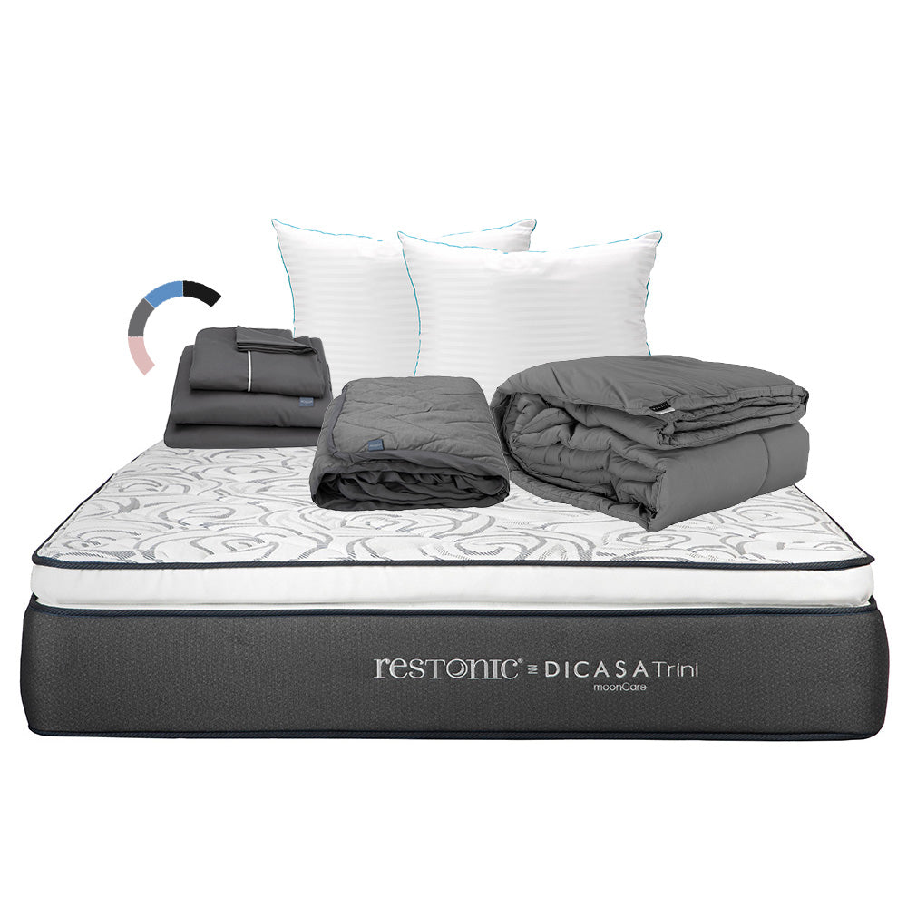 Colchón Restonic Trini con Ropa de Cama