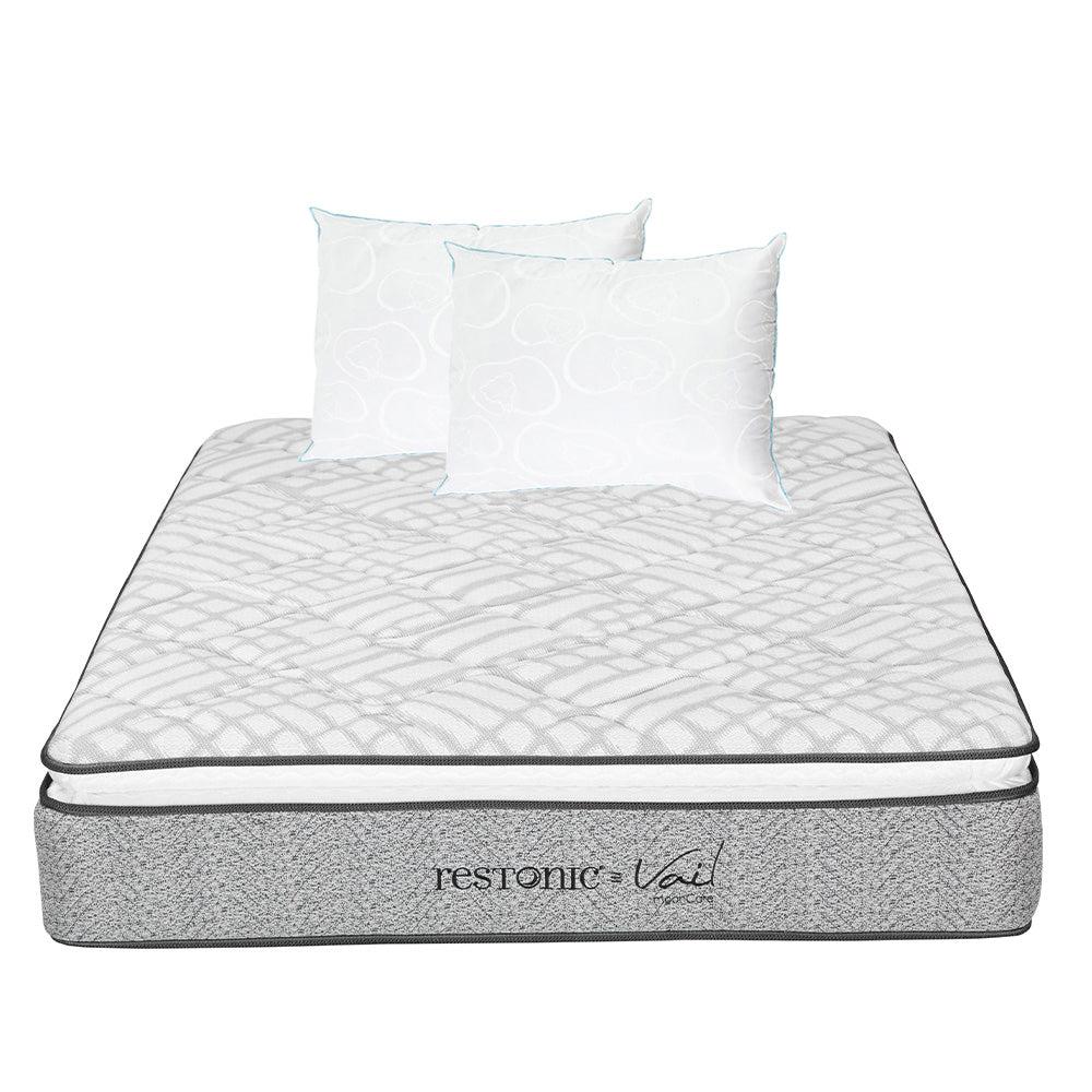 Colchón Restonic Vail con Ropa de Cama