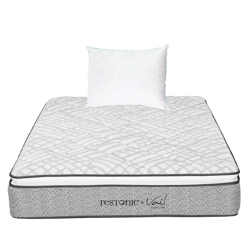 Colchón Restonic Vail con Ropa de Cama