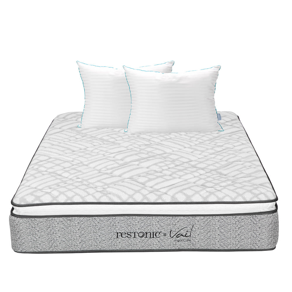 Colchón Restonic Vail con Ropa de Cama