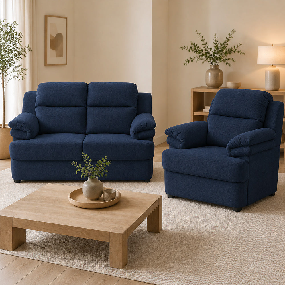 Sala Kendra con Love Seat y Sillón