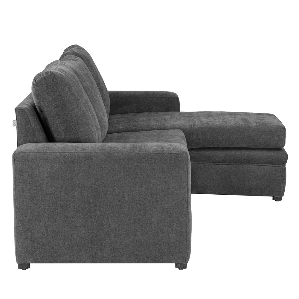 Sofá Chaise con Tabuerete Canvas