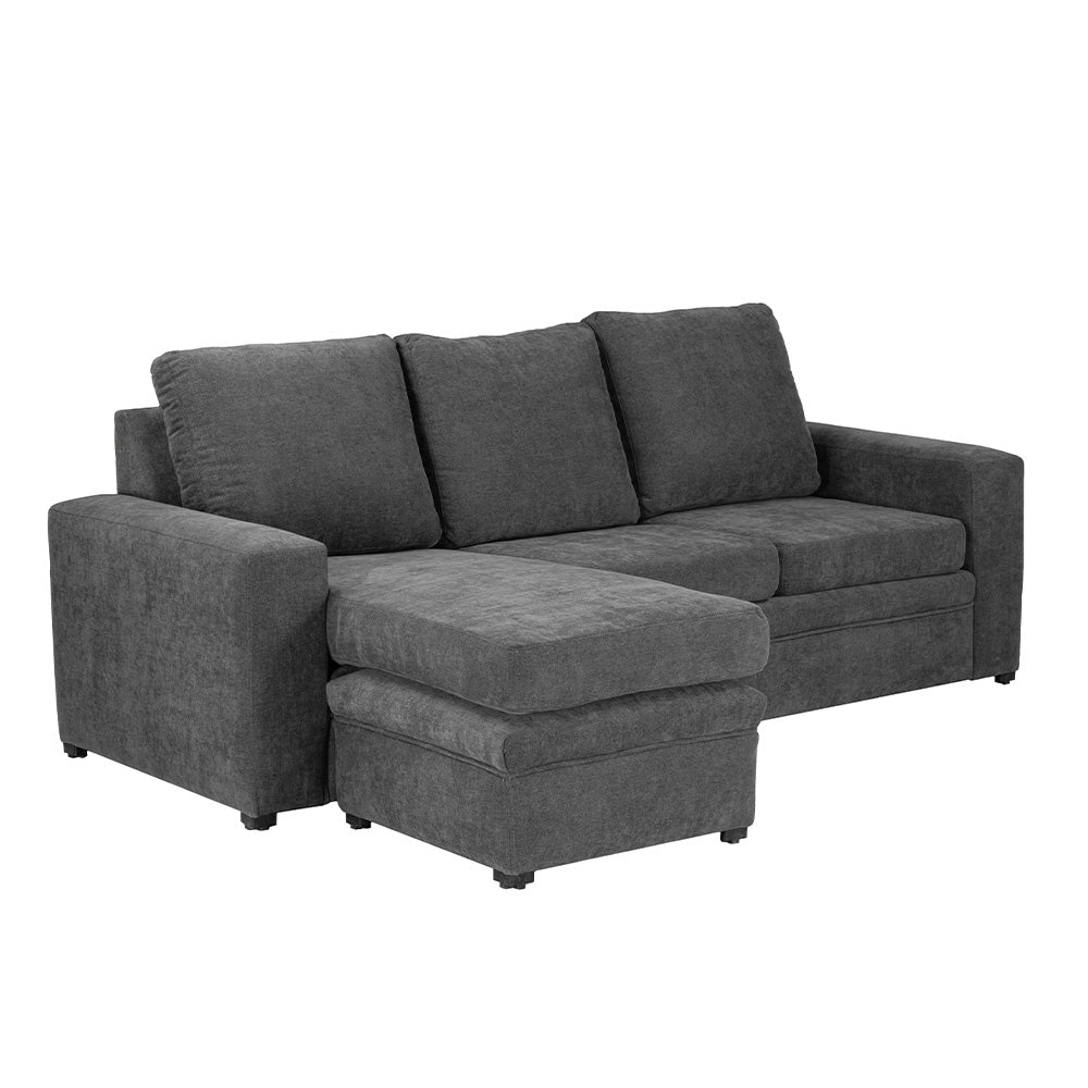 Sofá Chaise con Tabuerete Canvas