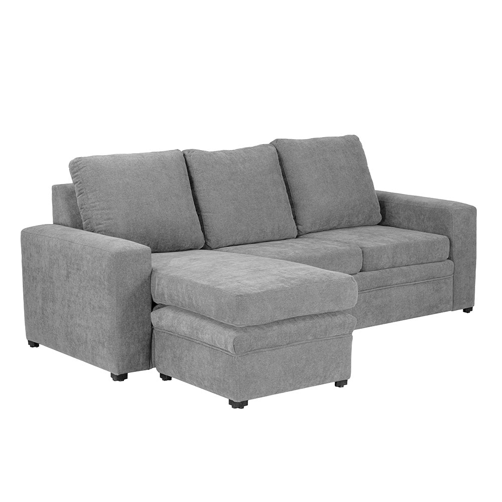 Sofá Chaise con Tabuerete Canvas