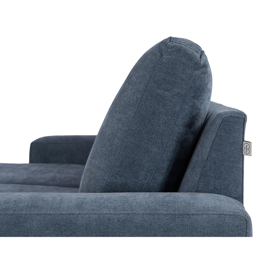 Sofá Chaise con Tabuerete Canvas