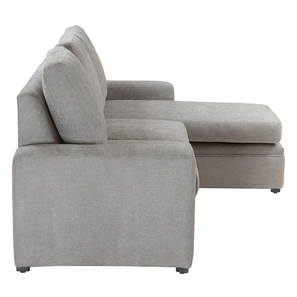 Sofá Chaise con Tabuerete Canvas